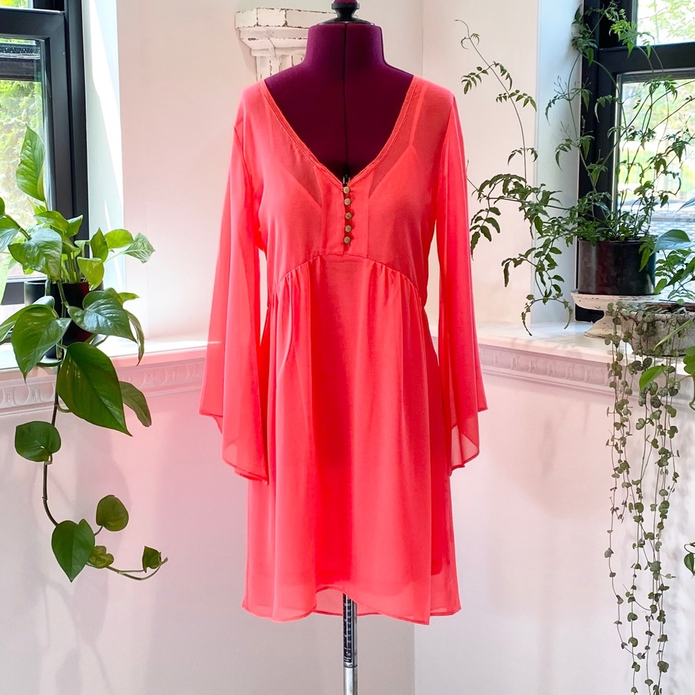 DV Dolce Vita neon coral dress